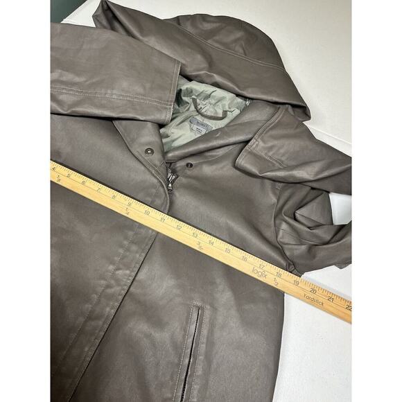M0851 Waxed Rain Jacket Made In Canada Womens READ BELOW - Picture 4 of 9